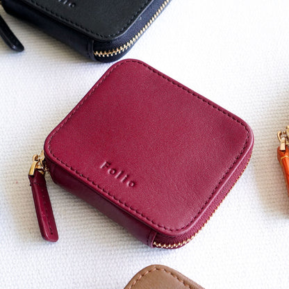 Folio : Bliss Coin Purse กระเป๋าใส่เหรียญผลิตจากหนังแท้ น้ำหนักเบา ขนาดสะดวกต่อการพกพา-11043