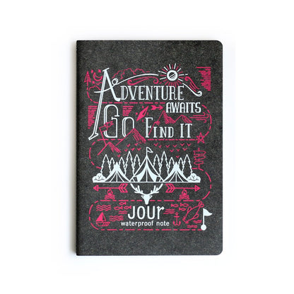 Folio Brand: Jour Waterproof Size A5 (Black Cover) สมุดกันน้ำ ทำจากวัสดุรีไซเคิล-12163