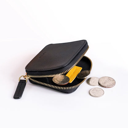 Folio : Bliss Coin Purse กระเป๋าใส่เหรียญผลิตจากหนังแท้ น้ำหนักเบา ขนาดสะดวกต่อการพกพา-11043