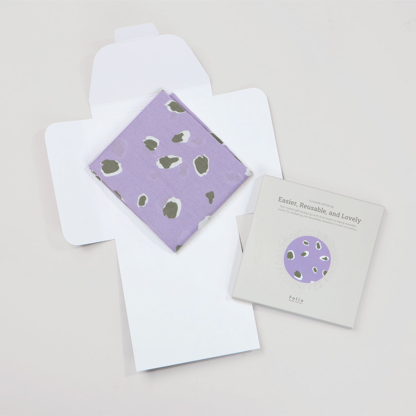 Furoshiki Gift Wraps ( Lavender/Green)
