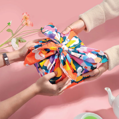 Furoshiki Gift Wraps ( Lavender/Green)