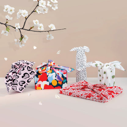 Furoshiki Gift Wraps ( Navy/White)