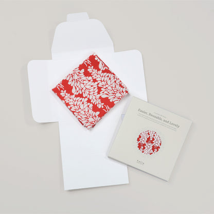 Furoshiki Gift Wraps ( Red/White)