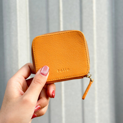 Folio : Bliss Coin Purse กระเป๋าใส่เหรียญผลิตจากหนังแท้ น้ำหนักเบา ขนาดสะดวกต่อการพกพา-11043