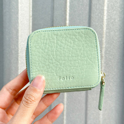 Folio : Bliss Coin Purse กระเป๋าใส่เหรียญผลิตจากหนังแท้ น้ำหนักเบา ขนาดสะดวกต่อการพกพา-11043