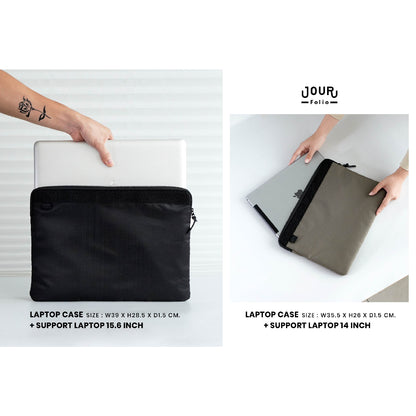 Folio : Jour Laptop Case กระเป๋าใส่แล็ปท็อปขนาด 15.6 นิ้ว