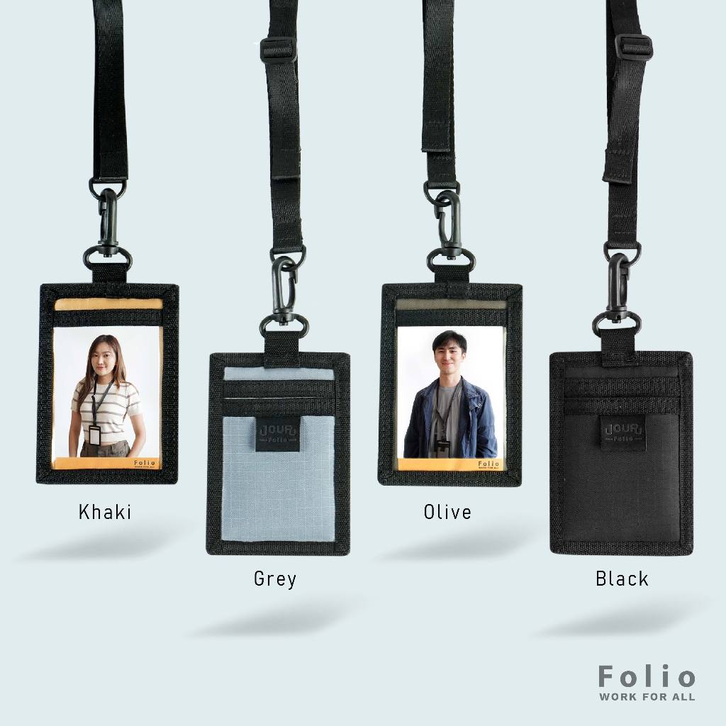 Folio : Jour ID Card Holder ที่ห้อยบัตรพนักงาน สายปรับได้-12293