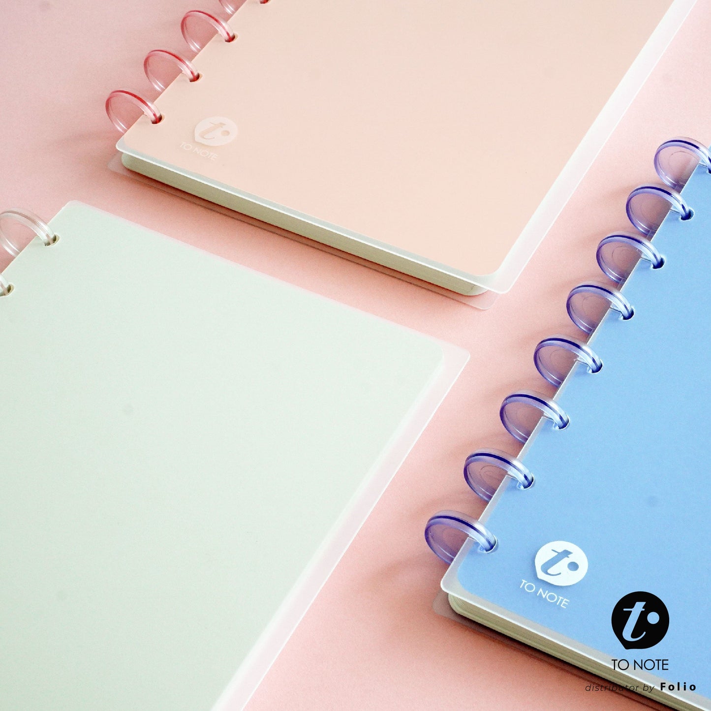 FOLIO X TO NOTE : RULED A5 BLUE สมุดโน้ตแบบมีเส้น สามารถดึงกระดาษออกหรือเข้าเล่ม จัดหน้าได้อิสระ